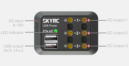 SkyRC 10A DC Power Distributor