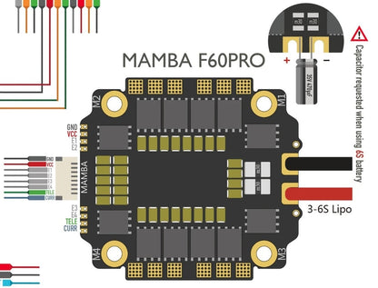 Diatone Mamba F60 Pro Blheli32 4in1 ESC (4-6S)