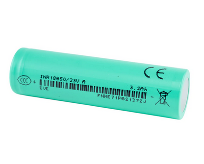 EVE 33VA 18650 3200mAh 10A Li-ion High-Capacity Battery Cell