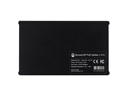 SenseCAP PoE Splitter (5V USB-C / 12V DC)