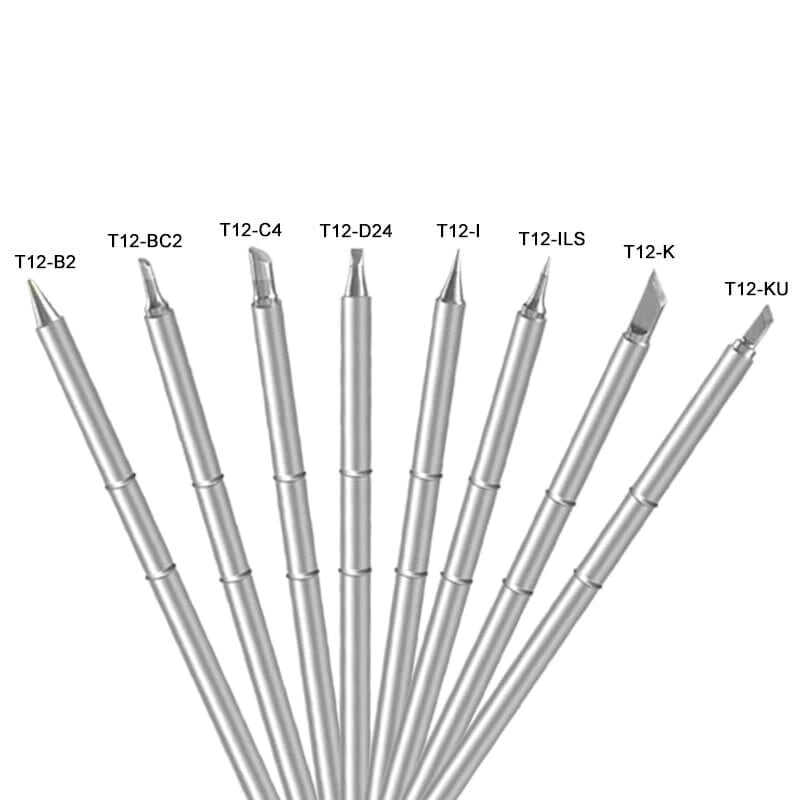 Sequre T12 Soldering Iron Tip T12-B2/T12-BC2/T12-C4/T12-D24/T12-I/T12-ILS/T12-K/T12-KU