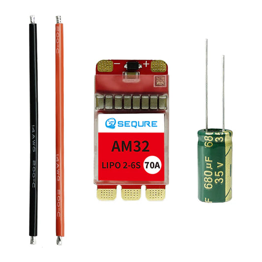 SEQURE SQESC 2670 Brushless ESC 2-6S Lipo powered 70A Firmware BLHeli_32 / AM32
