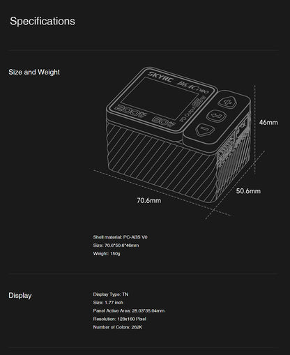 SkyRC B6 AC neo AC/DC 200W Charger