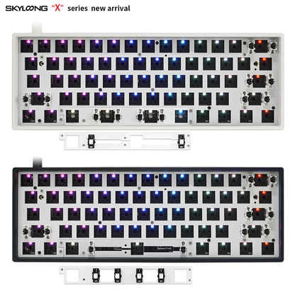 SkyLoong GK61XS CNC 60% Hot Swap DIY Mechanical Keyboard - Bluetooth