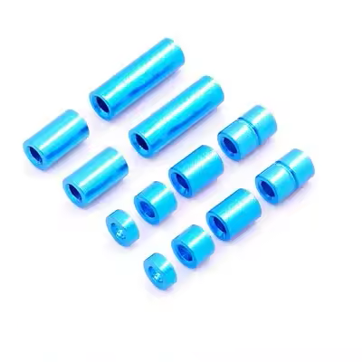 10pc M3x8 Smooth Standoffs Coloured Aluminium Pack