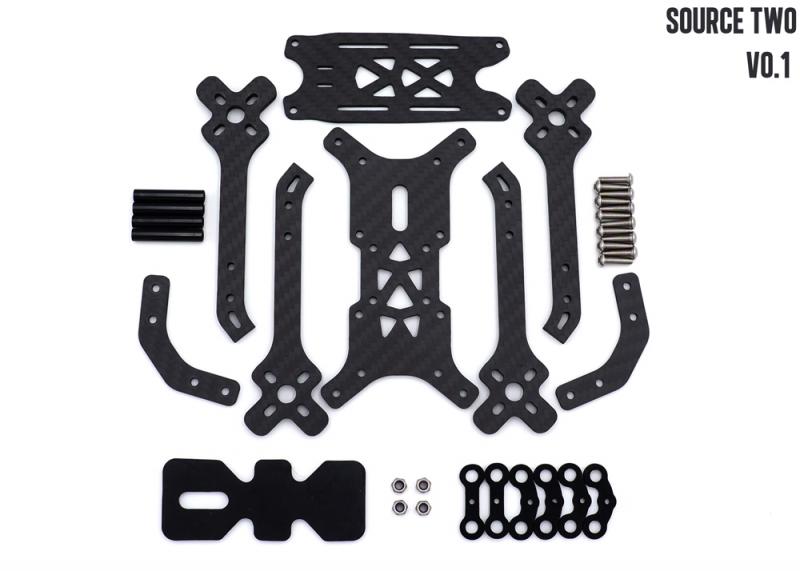 Source Two Open Source Racing Quadcopter Frame