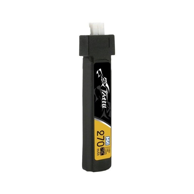Tattu 270mAh 3.8V 75C 1S1P HV 5x LipoBattery Pack with JST-PHR 2.0 Plug (65x / 75x Whoop Lipo)