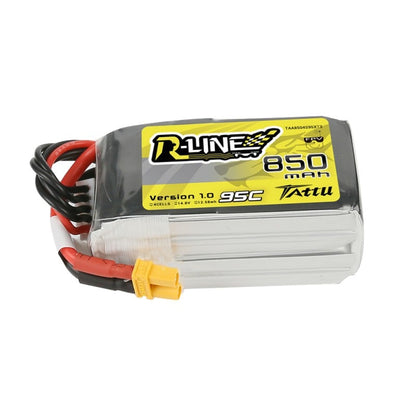 Tattu 850mAh R-Line 14.8V 95C 4S1P Lipo Battery Pack