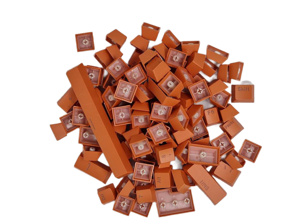 ABS Keycaps Full Size Orange