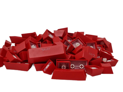 ABS Keycaps Full Size Red