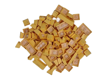 ABS Keycaps Full Size Yellow