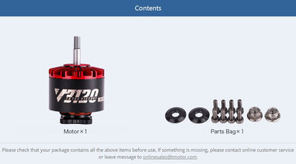 TMotor V3120 Cinematic FPV Motor
