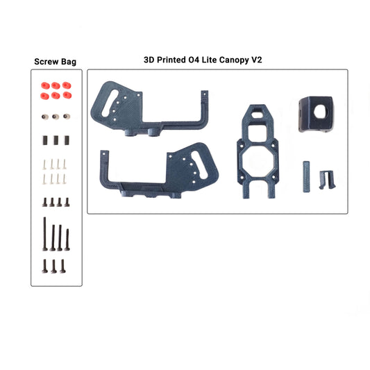 Support d'unité aérienne TuneRC DJI O4 Pro (PETG+kit de vis)