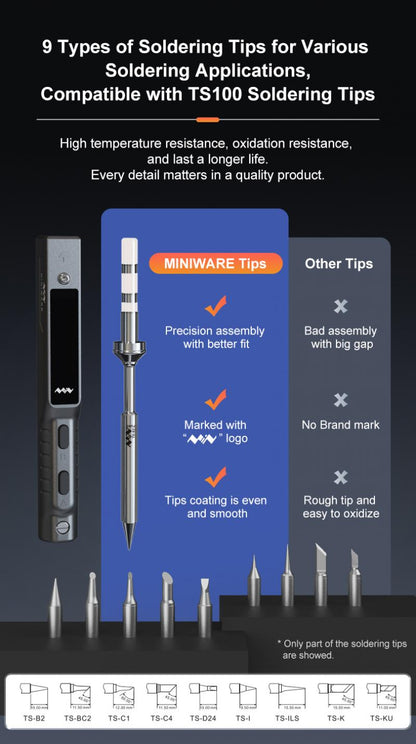 MiniWare TS101 Soldering Iron (TS-B2)
