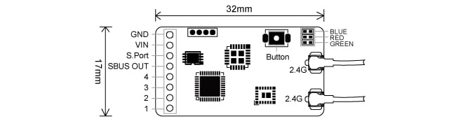 FrSky TW MX 2.4Ghz Receiver