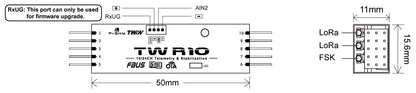 FrSky TWIN R10 2.4GHz Dual-Band Receiver