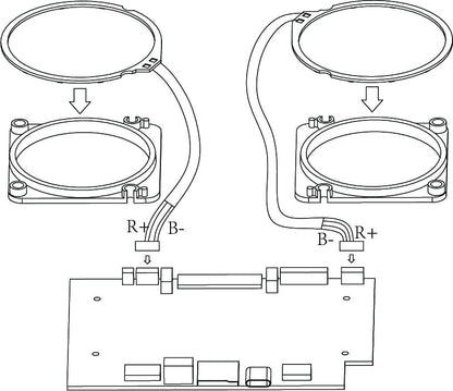 Radiomaster LED Gimbal Light Mod Set for TX16s