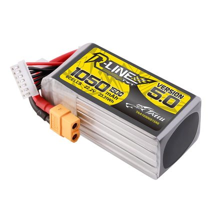 Tattu R-Line Version 4.0 1050mAh 22.2V 130C 6S1P Lipo Akku (XT60)
