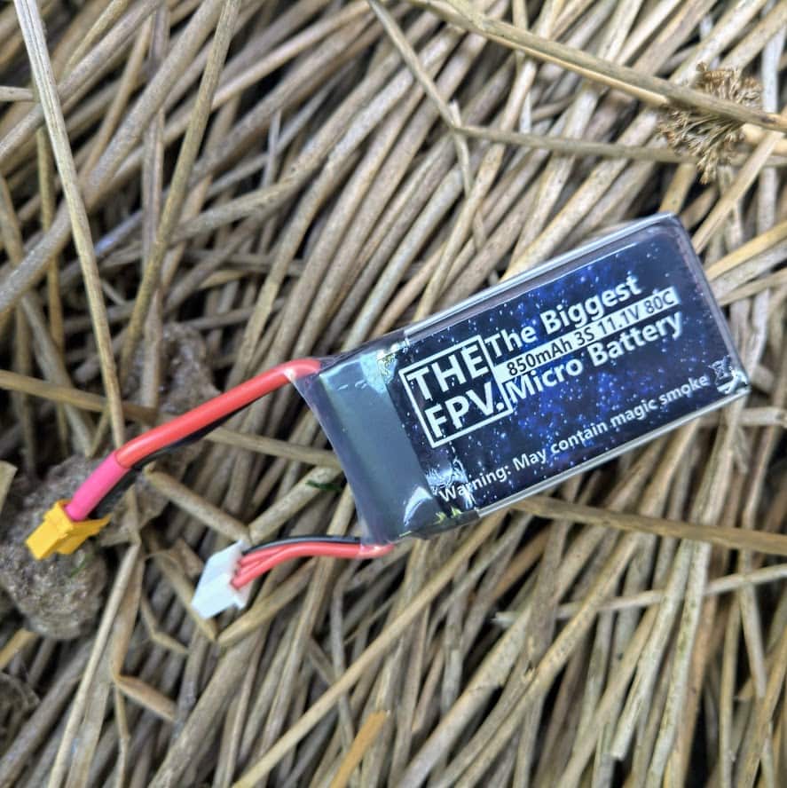 TheFPV 850mAh 3S 80C 11.1V Micro Battery XT30