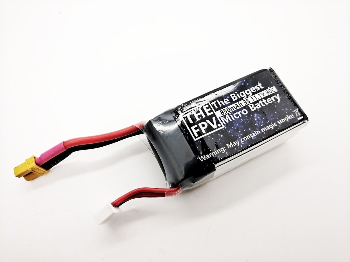 TheFPV 850mAh 3S 80C 11.1V Micro Battery XT30