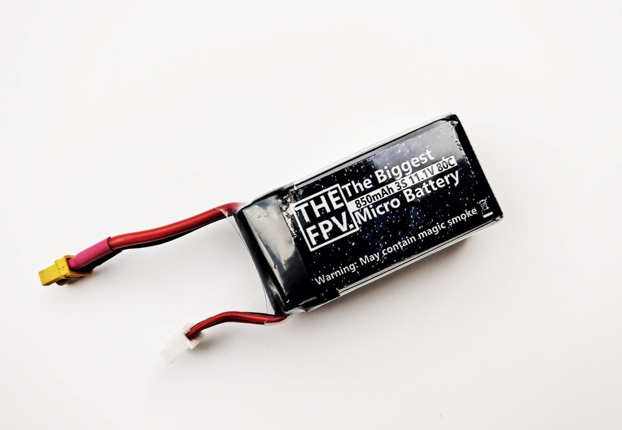 TheFPV 850mAh 3S 80C 11.1V Micro Battery XT30