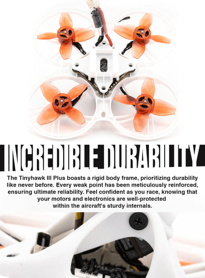 EMAX TinyHawk III Plus Micro Brushless FPV Drone (Analog RTF Bundle)