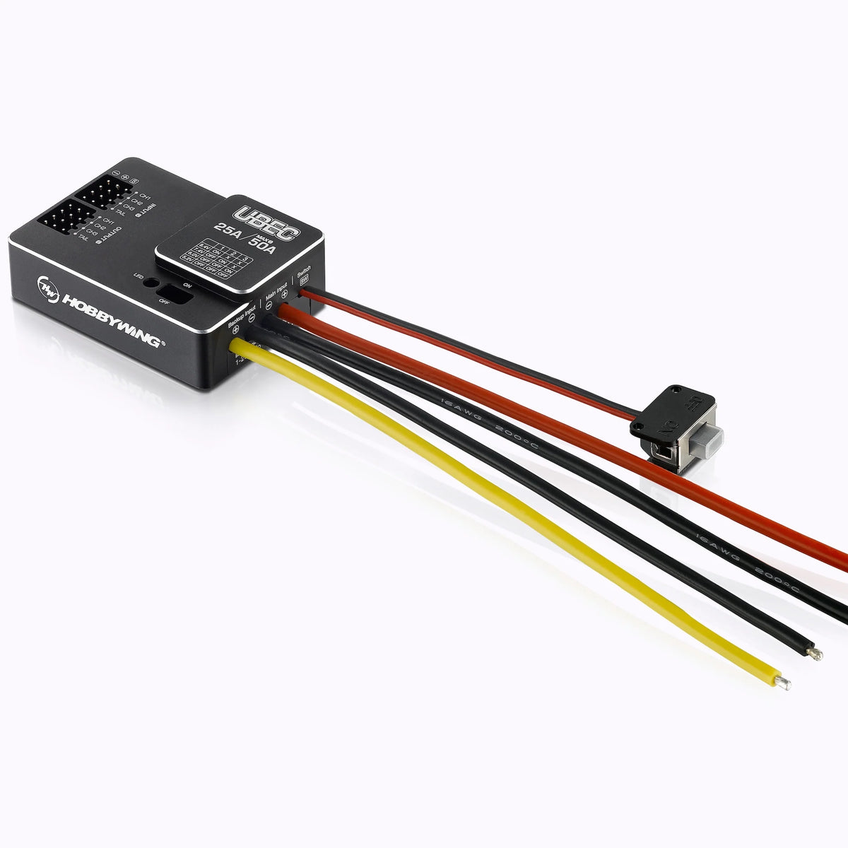 Hobbywing UBEC 25A HV High-Current Voltage Regulator (3S-14S LiPo Support)