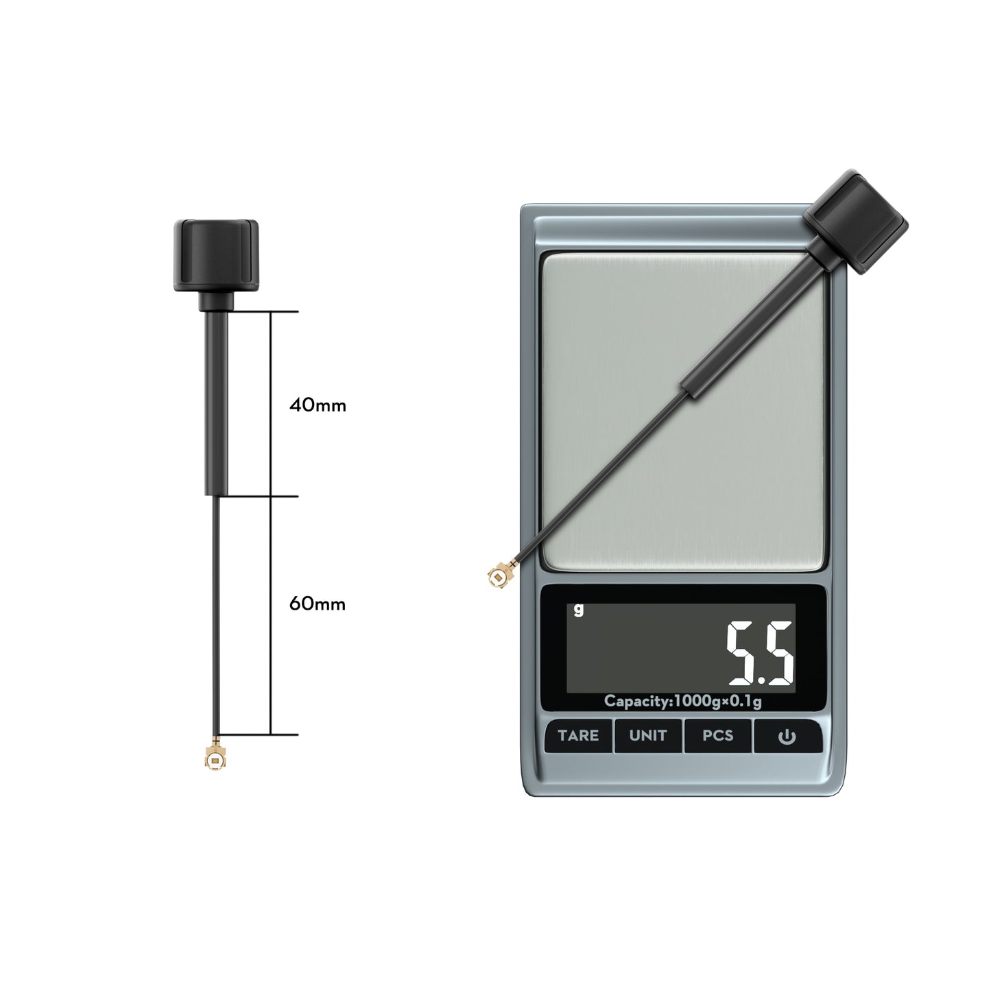 Flywoo LDS 5.8GHz LHCP FPV Antenna (UFL/SMA)