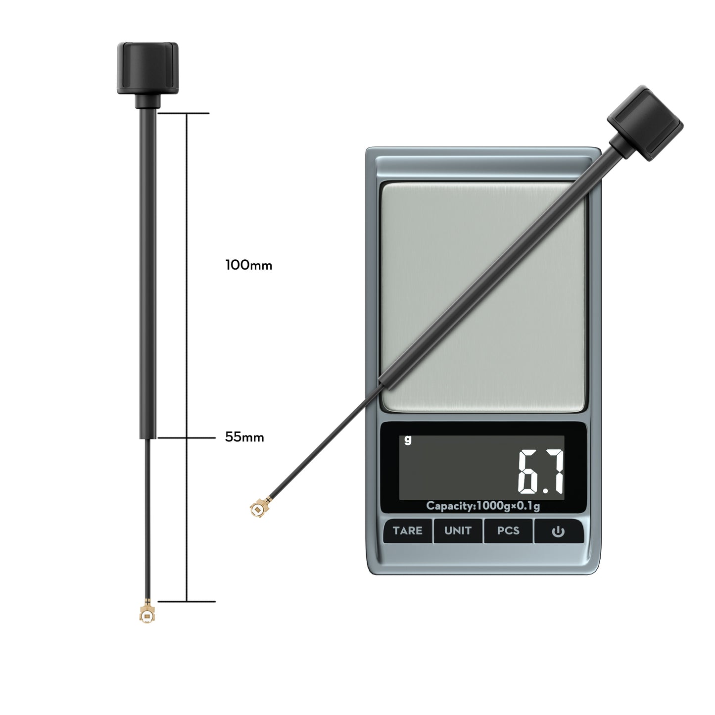 Flywoo LDS 5.8GHz LHCP FPV Antenna (UFL/SMA)