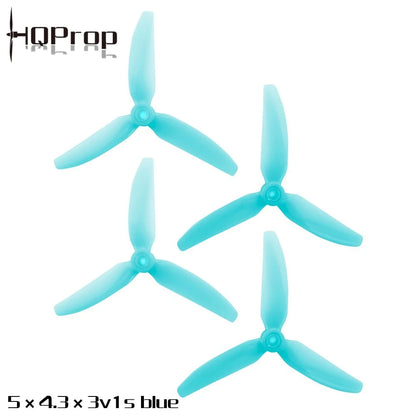 HQProp DP 5x4.3x3 V1S Propeller 3 Blade (2CW, 2CCW)