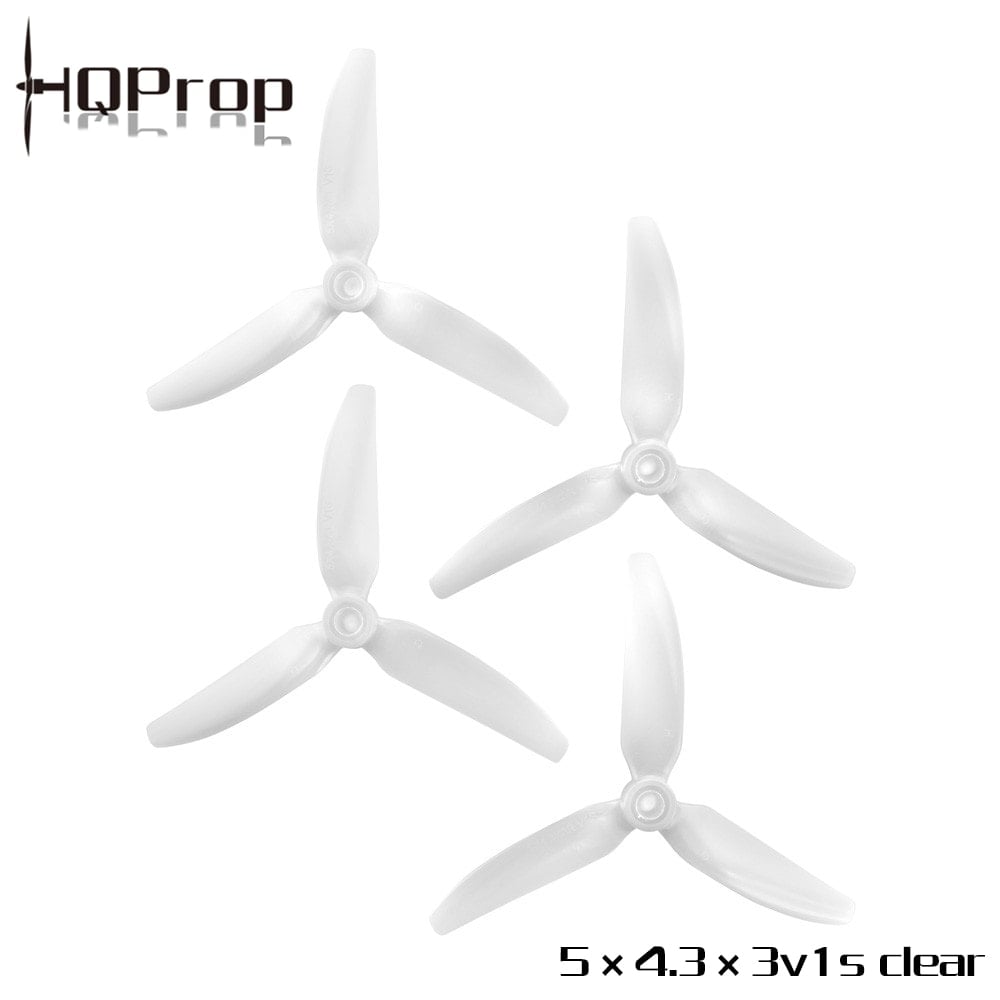 HQProp DP 5x4.3x3 V1S Propeller 3 Blade (2CW, 2CCW)