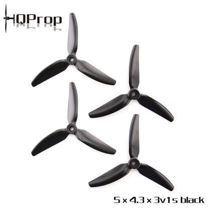 HQProp DP 5x4.3x3 V1S Propeller 3 Blade (2CW, 2CCW)