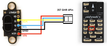 VL53L1X Time-of-Flight Laser Rangefinder - Accurate Distance Sensing 4m