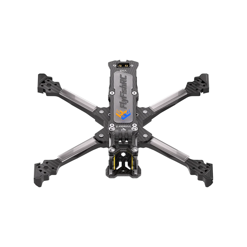 FlyFish RC Voladro Ⅱ VX5 FPV Freestyle T700 Frame Kit (DJI O4 Air Unit Version) (Black)