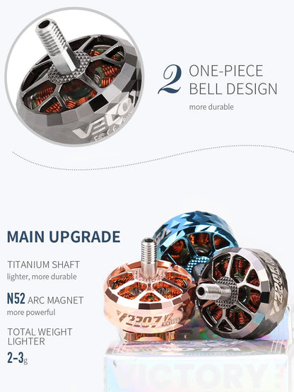 TMotor Velox V2208 V2 Veloce Series (1750kV, 1950kV, 2450kV)