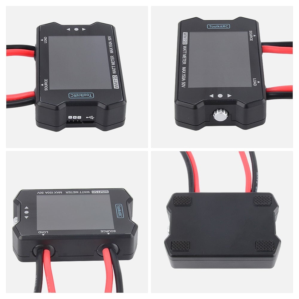 ToolKitRC - WM150 Advanced Watt Meter 1-50v 150A 2.4" TFT Screen