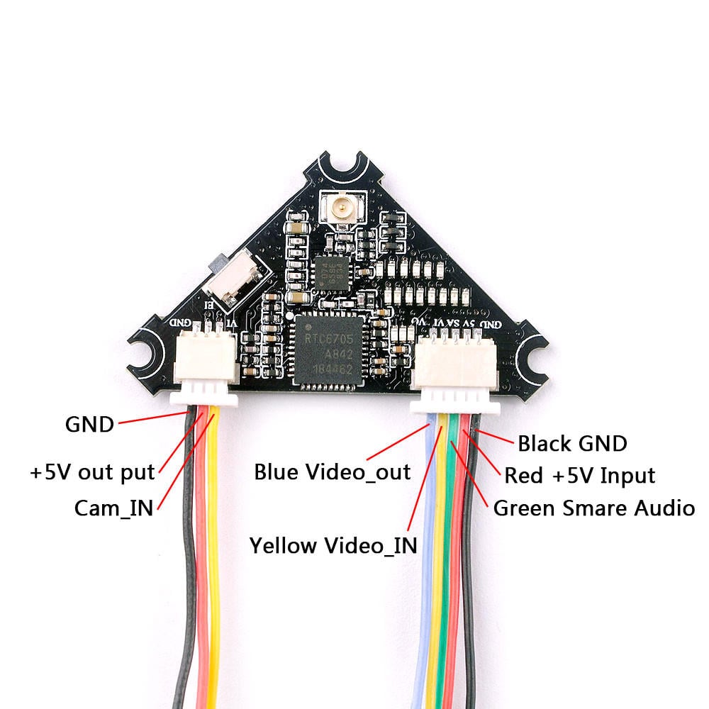 Happymodel Whoop VTX 5.8GHz 40ch 25mw~200mw switchable VTX with Smart Audio