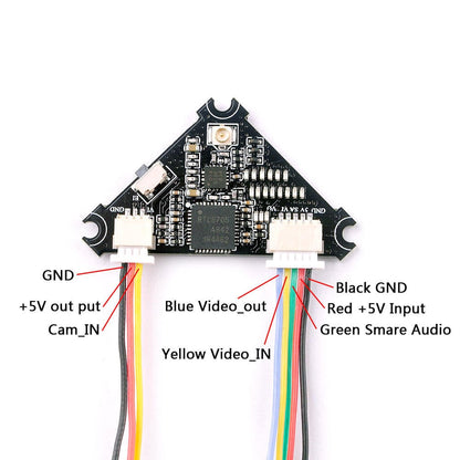 Happymodel Whoop VTX 5.8GHz 40ch 25mw~200mw switchable VTX with Smart Audio