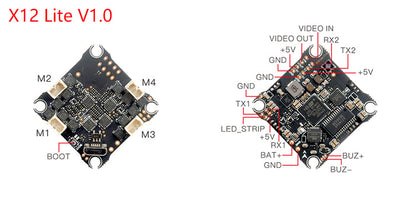 Happymodel X12 Lite ELRS 4in1 AIO Flight Controller
