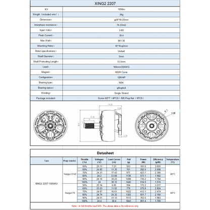 iFlight XING2 2207 Rainbow FPV Motor (1950kV)
