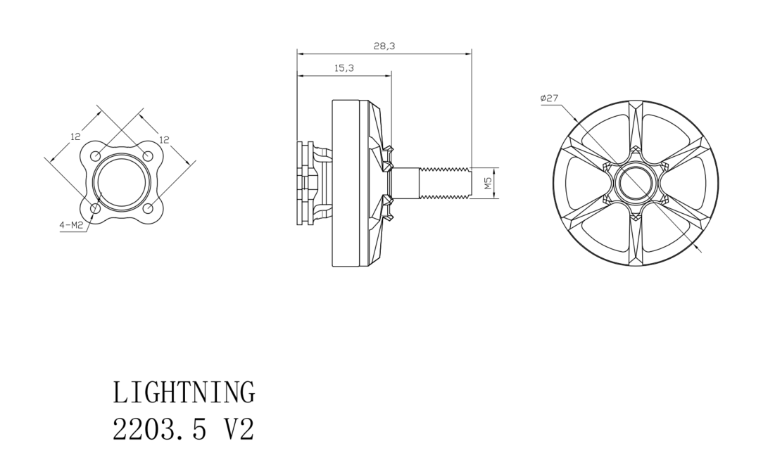 XNova Lightning XN-2203.5 V2 FPV Motor
