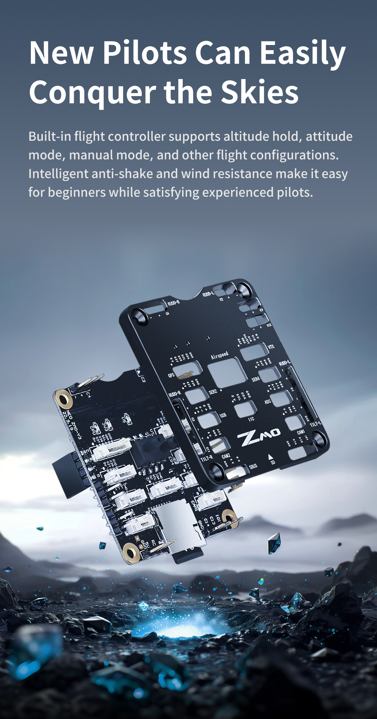 OMPHOBBY ZMO V2 VTOL FPV Drone Aircraft (PNP)