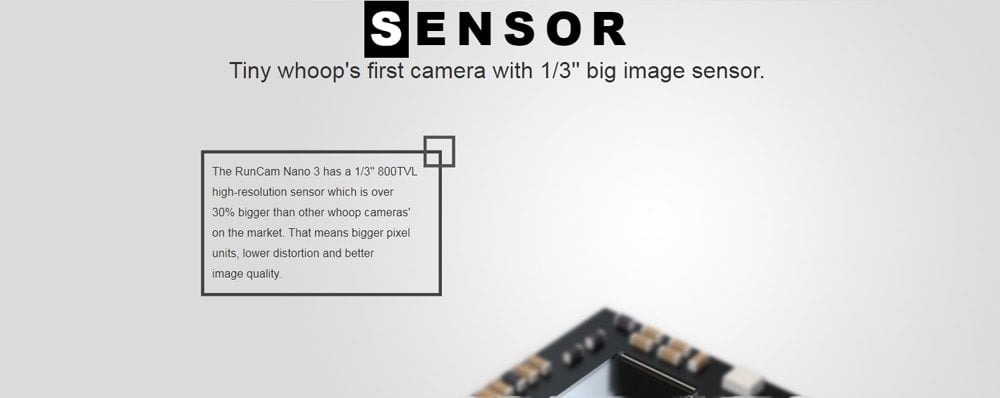 RunCam Nano 3 - 14x14 800TVL FPV Camera