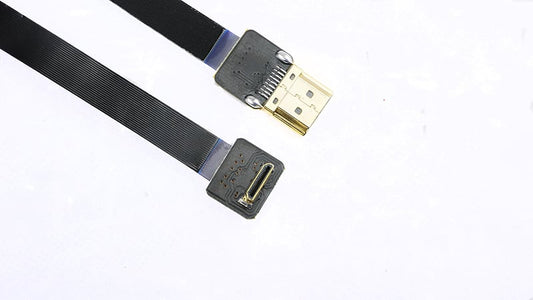 Super Soft Shielded HDMI to Mini HDMI Conversion Cable - Black, 30CM