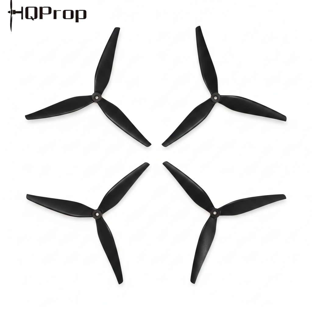 HQ MacroQuad Propeller 10x5x3 (1CW+1CCW) Schwarz-Glasfaserverstärktes Nylon