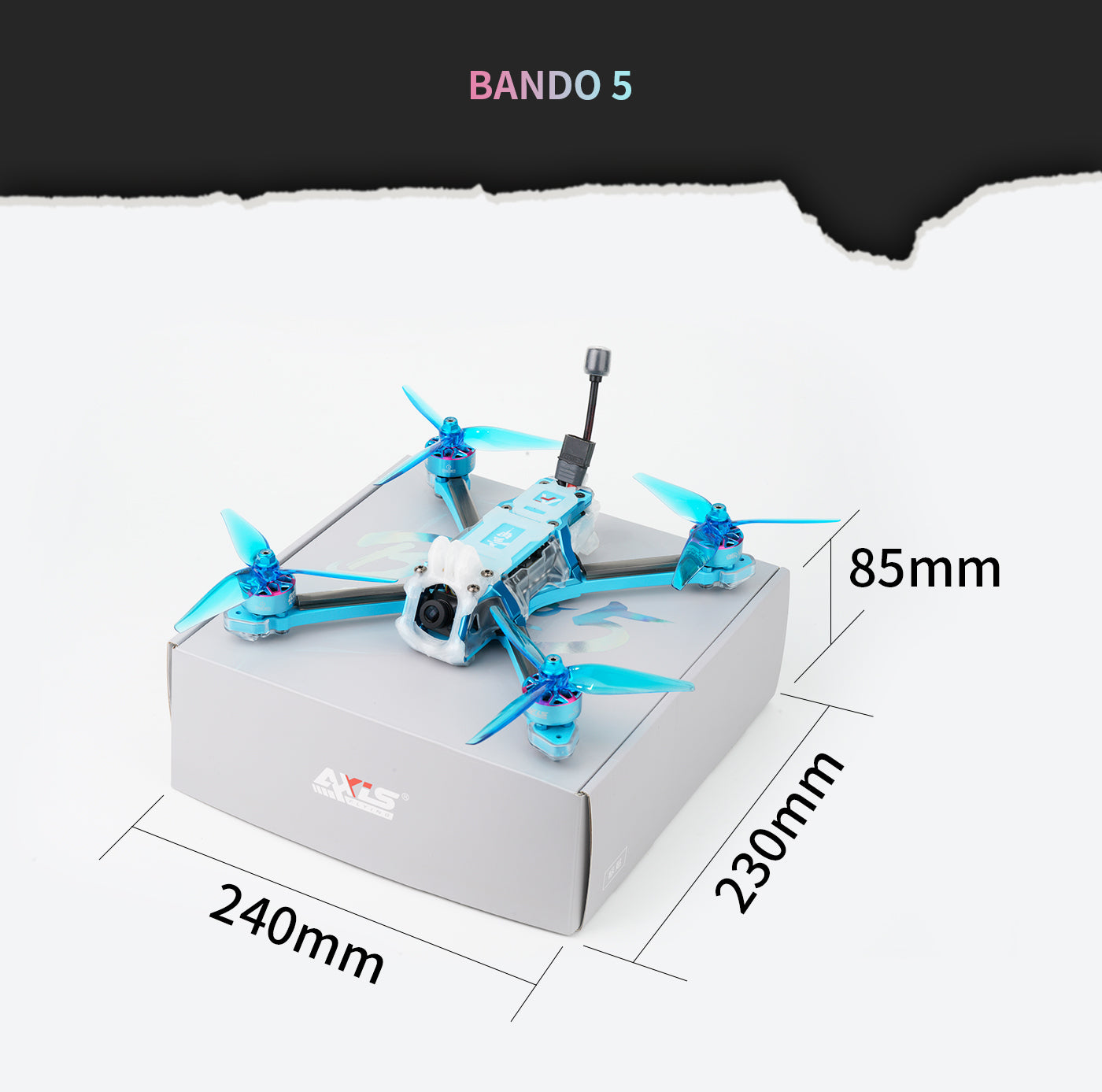 Axisflying BANDO 5 O4 Lite with H743 Dual Gyroscope FC