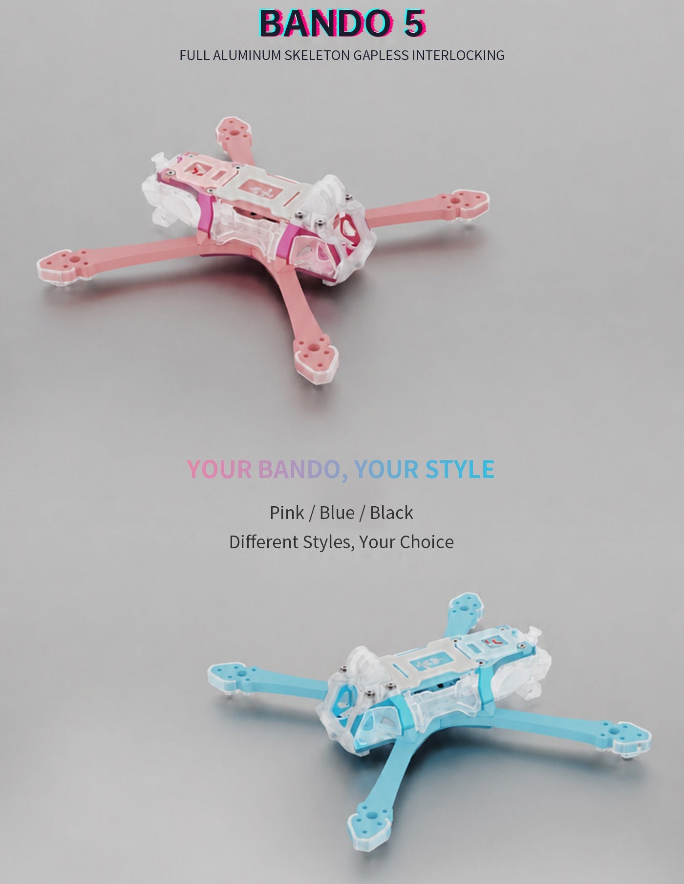 Axisflying Bando 5" Freestyle FPV Frame - True X