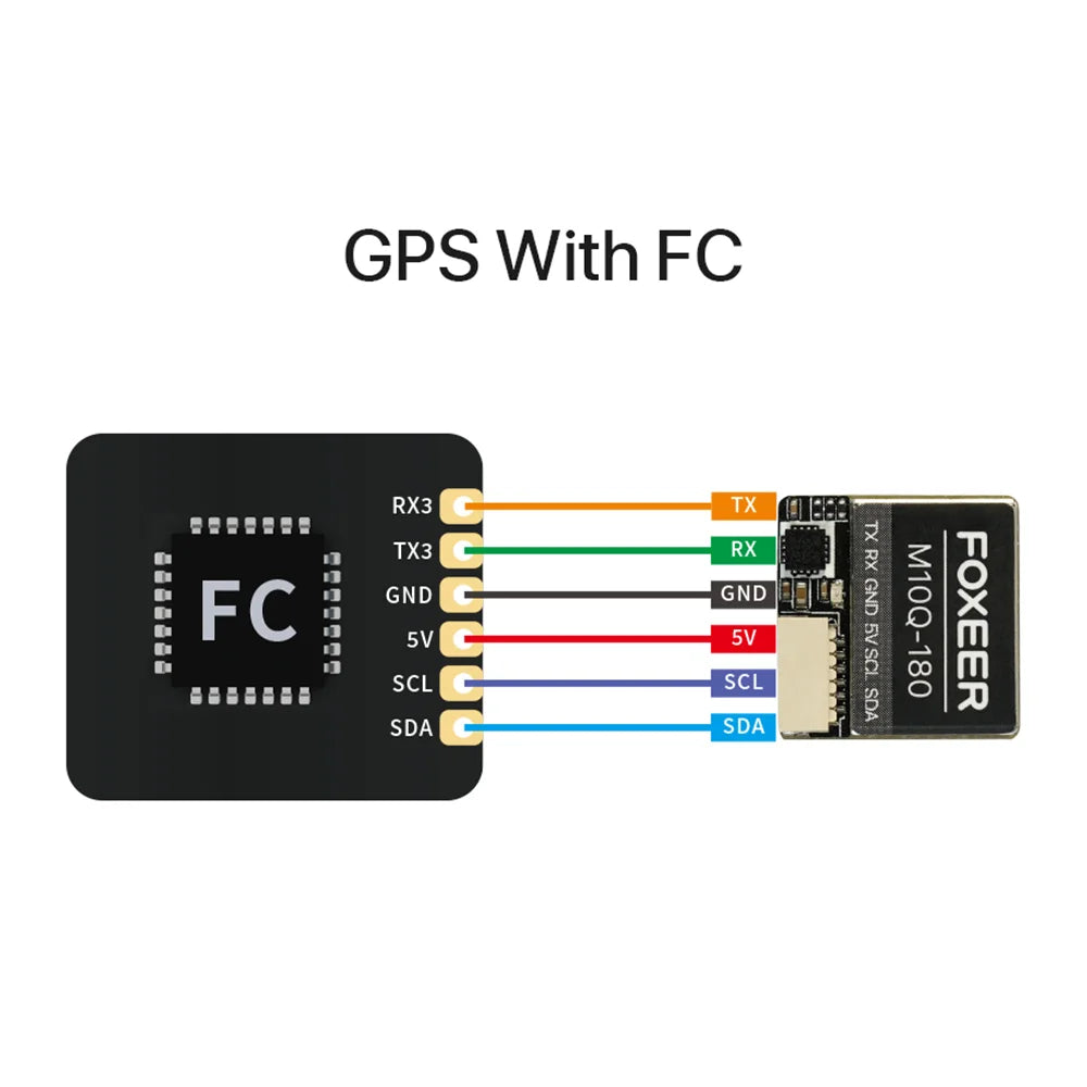 Foxeer M10Q 250 5883 Compass GPS Module