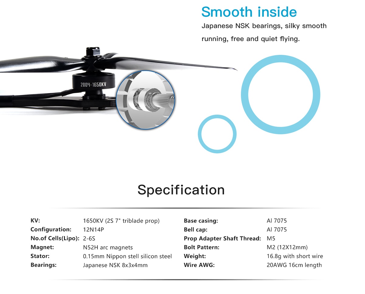 BrotherHobby Avenger LR 2004 1650kv Motor