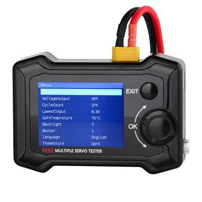 ToolKitRC - ST8 Advanced Servo tester 2.4" TFT 7-28v Sbus PPM 500-2500us
